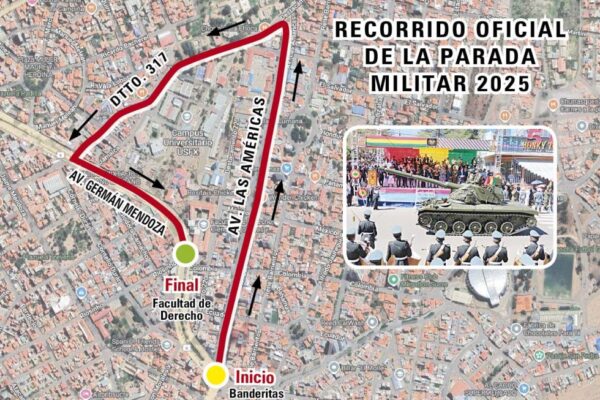 Fuerzas Armadas celebran 200 años con Parada Militar en Sucre
